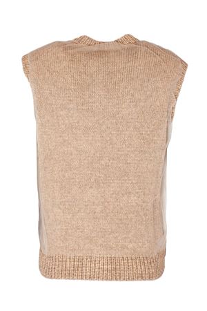 Maglia in misto cotone e yak beige FABIANA FILIPPI | MAD266F112L7450157